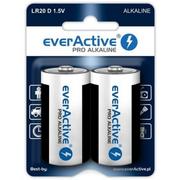 Baterie i akcesoria - EverActive 2 x baterie alkaliczne Pro LR20 D blister EVLR20-PRO - miniaturka - grafika 1