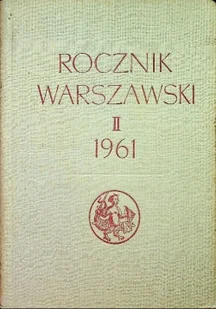 Rocznik Warszawski II 1961 - Historia świata - miniaturka - grafika 1
