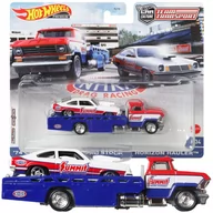 Samochody i pojazdy dla dzieci - Hot Wheels Zestaw 2 pojazdów '74 Chevrolet Vega Pro Stock + Horizon Hauler - miniaturka - grafika 1