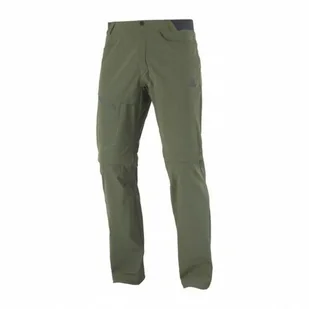 Spodnie Salomon Wayfarer Zip Off Forest Night - Spodnie sportowe damskie - miniaturka - grafika 1