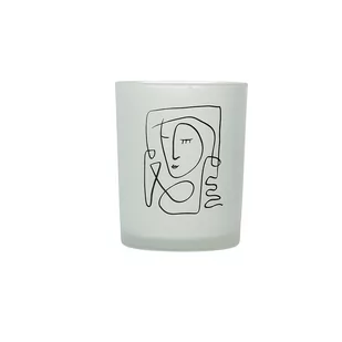 Dekoria pl pl Świecznik Face II 13cm 10 x 13 cm 814-067 - Świeczniki - miniaturka - grafika 1