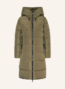 Khujo Płaszcz Pikowany jilias5 gruen - Płaszcze damskie - miniaturka - grafika 1