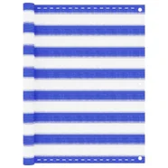 Lumarko Parawan balkonowy, niebiesko-biały, 90x300 cm, HDPE