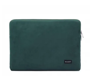 Bombata Velvet Sleeve 15-16" zielony - Torby na laptopy - miniaturka - grafika 1