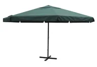 Parasole ogrodowe - Zielony aluminiowy parasol z podstawą S8-D38 - miniaturka - grafika 1