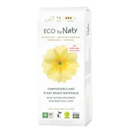Podpaski - Eco By Naty, ekologiczne podpaski, kompostowalne, Normal, 14 sztuk - miniaturka - grafika 1