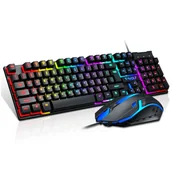 Myszki - EXTRALINK GAMING SET TF200 2IN1 LED KEYBOARD+MOUSE - miniaturka - grafika 1