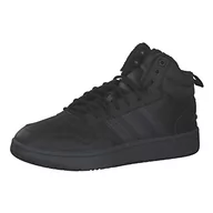 Trampki męskie - adidas Hoops 3.0 Mid WTR, męskie trampki, Core Black Carbon Ftwr White, 37.5 EU - miniaturka - grafika 1