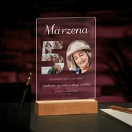 Ramki na zdjęcia - Lampka ramka L z wydrukiem na szkle akrylowym i podświetleniem LED - miniaturka - grafika 1