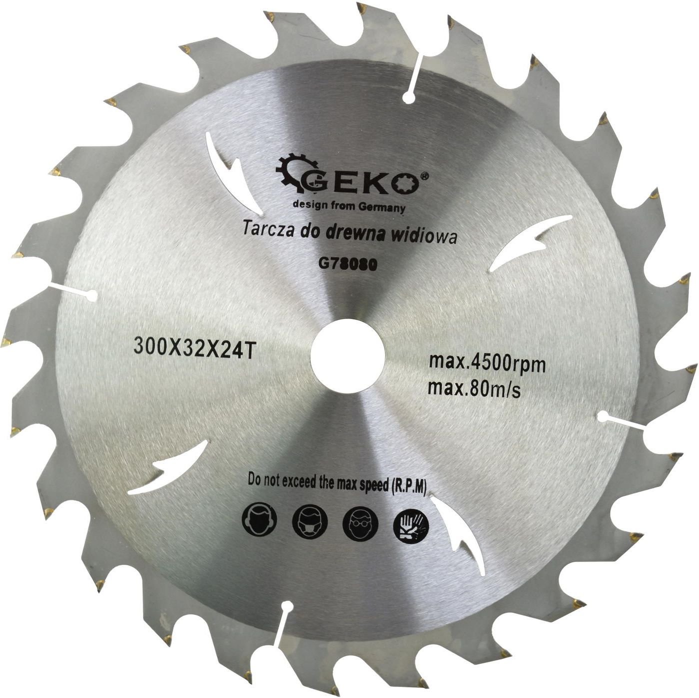 Geko Tarcza do drewna 300x32x24Totwory20