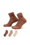 Skarpetki męskie - Stopki treningowe Nike Everyday Plus Cushioned (3 pary) - Wielokolorowe - miniaturka - grafika 1