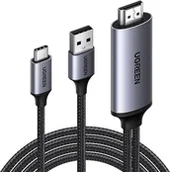Złącza, przejściówki, adaptery - Ugreen Adapter HDMI do USB-C CM773 4k 60Hz 5V 1A - miniaturka - grafika 1