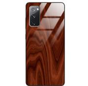 Etui i futerały do telefonów - Etui drewniane Samsung Galaxy S20 Fe Premium Wood Mahogany Forestzone Glass - miniaturka - grafika 1