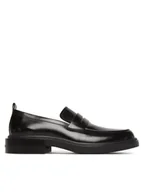 Półbuty męskie - Calvin Klein Lordsy HM0HM01840 Czarny - miniaturka - grafika 1