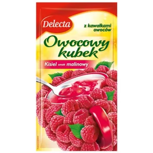 Delecta OWOCOWY KUBEK KISIEL SM MALINOWY 30G 20937 - Kisiel - miniaturka - grafika 1