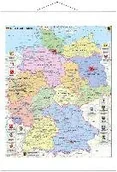 Pozostałe książki - Deutschland politisch mit Wappen 1 : 700.000. Wandkarte mit Metallbeleistung - miniaturka - grafika 1