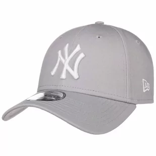 Czapka 9Forty League Basic Yankees by New Era, jasnoszary, One Size - Czapki i chusty sportowe męskie - miniaturka - grafika 1