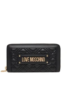 LOVE MOSCHINO Duży Portfel Damski JC5600PP0NLA0000 Czarny - Portfele - miniaturka - grafika 1