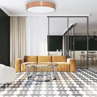 Lampy sufitowe - Euluna Lampa sufitowa Cleo 800 78cm miedziana - miniaturka - grafika 1