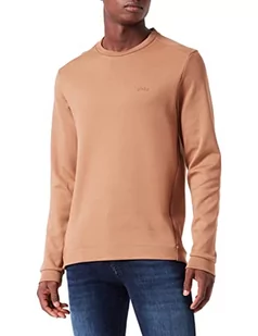 BOSS Salbo Curved bluza męska, Medium Brown216, M - Bluzy męskie - miniaturka - grafika 1