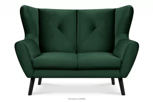 Ciemnozielona sofa dwuosobowa MIRO - Sofy i kanapy - miniaturka - grafika 1