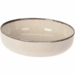 EH Porcelanowy talerz głęboki Beige - Miski i półmiski - miniaturka - grafika 1