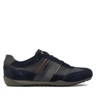 Sneakersy męskie - Sneakersy Geox U Wells C U52T5C 022ME CF47J Granatowy - miniaturka - grafika 1