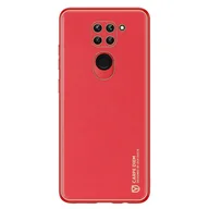 Etui i futerały do telefonów - Dux Ducis Yolo eleganckie etui pokrowiec ze skóry ekologicznej Xiaomi Redmi 10X 4G / Xiaomi Redmi Note 9 czerwony - miniaturka - grafika 1