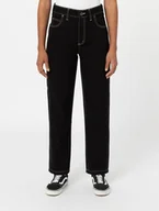 Spodnie damskie - jeans donna dickies ellendale - dk0a4xekrbk1 black - miniaturka - grafika 1