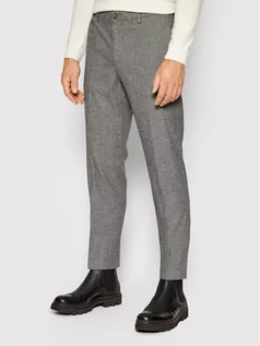 Spodnie męskie - BOSS Spodnie materiałowe C-Genius 50459123 Szary Slim Fit - grafika 1