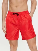 Kąpielówki męskie - Guess Szorty kąpielowe F4GT05 WG292 Czerwony Regular Fit - miniaturka - grafika 1