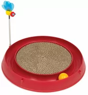 Zabawki dla kotów - Catit Play-N-Scratch  3 in 1 zabawka do drapania dla kota - Ø x wys.: ok. 36 x 25 cm, czerwona - miniaturka - grafika 1