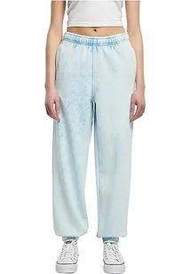 Urban Classics Damskie spodnie damskie Towel Washed Sweat Pants Balticblue S, Balticblue, S - Spodnie damskie - miniaturka - grafika 1