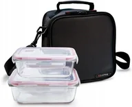Lodówki turystyczne - Iris Basic lebensmittet ragetasche z zamkiem 2 kontenerów, materiału i poliester 9243-TX - miniaturka - grafika 1