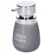 Mydelniczki i dozowniki mydła - Dozownik mydła do płynu do naczyń pojemnik szary - miniaturka - grafika 1