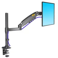 Uchwyty do monitorów - Fiber novelty nb H80B - Solidny, obrotowy, uchwyt biurkowy na sprężynie gazowej do monitorów LCD, LED 17"-27" H80B - miniaturka - grafika 1