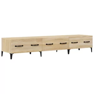 Lumarko Szafka pod TV, dąb sonoma, 150x34,5x30 cm - Szafki RTV - miniaturka - grafika 3