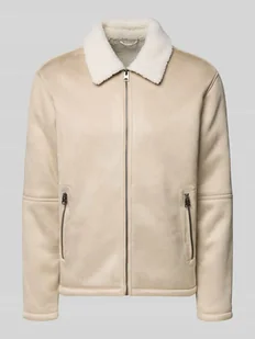 Bomberka o kroju regular fit z kołnierzem z imitacji futra model ‘ROYCE’ - Kurtki męskie - miniaturka - grafika 1