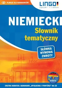 Lingo Niemiecki Słownik tematyczny +CD - Tomasz Sielecki - Słowniki języków obcych - miniaturka - grafika 1