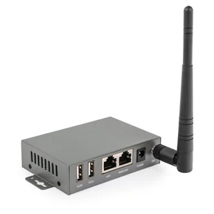 Przemysłowy serwer wydruku 2x USB RAW WiFi Cloud - Pozostałe akcesoria sieciowe - miniaturka - grafika 1
