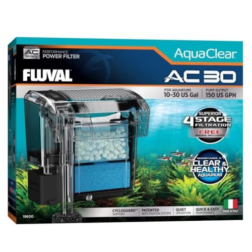 Fluval AquaClear AC30 filtr plecakowy do akwarium, 569 lph