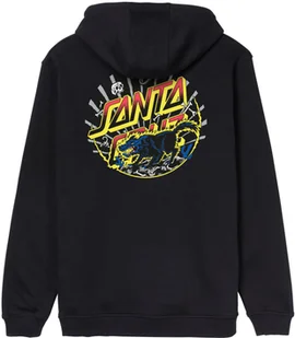 bluza męska SANTA CRUZ KENDALL WOLF DOT HOOD Black - Bluzy męskie - miniaturka - grafika 1