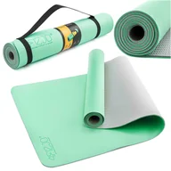 Akcesoria do rehabilitacji - Dwustronna mata do jogi, pilatesu i fitnessu - antypoślizgowa mata gimnastyczna TPE - zwiększenie komfortu ćwiczeń (4Fizjo Yoga Mat) - miniaturka - grafika 1