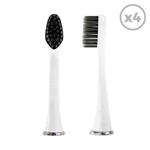 Końcówki do szczoteczki sonicznej Smiley Pro White - Węglowe Carbon Clean 4 szt. białe - Końcówki do szczoteczek elektrycznych Końcówki do szczoteczki sonicznej Smiley Pro White - Węglowe Carbon Clean 4 szt. białe - Końcówki do szczoteczek elektrycznych - miniaturka - grafika 1