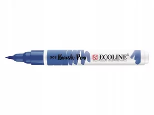 Talens PISAK ECOLINE BRUSH PEN: 508 PRUSSIAN BLUE 11505080 - Kredki, ołówki, pastele i pisaki - miniaturka - grafika 1