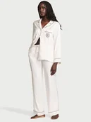 Piżamy damskie - Victoria's Secret Satynowa piżama z długim rękawem - miniaturka - grafika 1