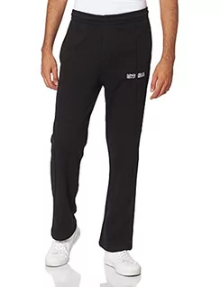 Spodenki męskie - Urban Classics Męskie spodnie dresowe do biegania, długie spodnie sportowe dla mężczyzn z nadrukiem chińskim napisem, rozmiary S-XXL, czarny, M - grafika 1