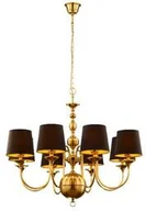 Lampy sufitowe - LAMPA WISZĄCA złoto czarna klasyczna BATUMI BM8 MS Jupiter - miniaturka - grafika 1