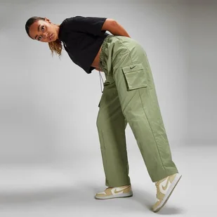 NIKE SPODNIE W NSW ESSNTL WVN HR PNT CARGO - Nike - Spodnie sportowe damskie - miniaturka - grafika 1