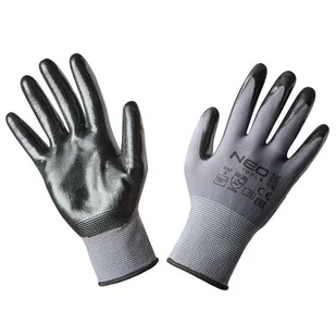 NEO-TOOLS Rękawice robocze, nylon pokryty nitrylem, 4131X, rozmiar 10 - Rękawice robocze - miniaturka - grafika 1